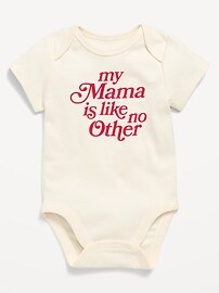 Image number 1 showing, Short-Sleeve Unisex Graphic Bodysuit for Baby