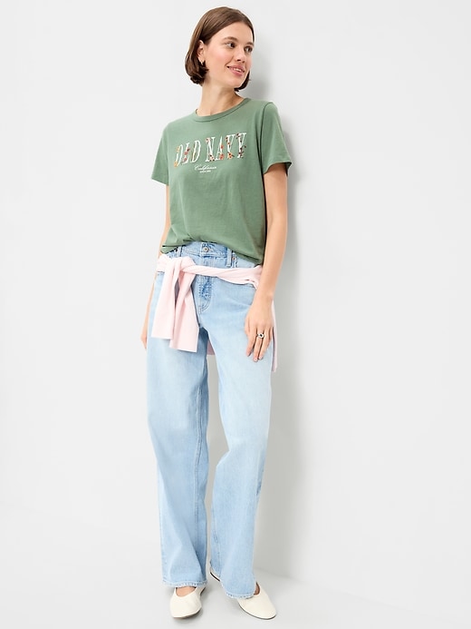 Image number 3 showing, EveryWear Crew-Neck Logo-Graphic T-Shirt