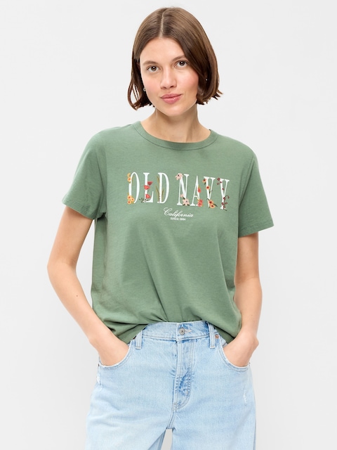 Crew-Neck Logo-Graphic T-Shirt