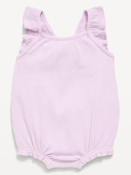 Image number 2 showing, Sleeveless Ruffle-Trim Romper for Baby