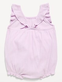 Image number 3 showing, Sleeveless Ruffle-Trim Romper for Baby