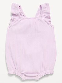 Image number 2 showing, Sleeveless Ruffle-Trim Romper for Baby