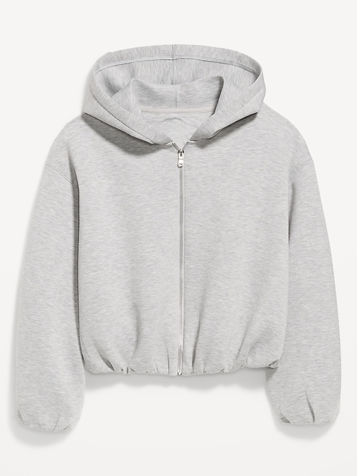 Image number 2 showing, Bounce Fleece Bubble-Hem Hoodie