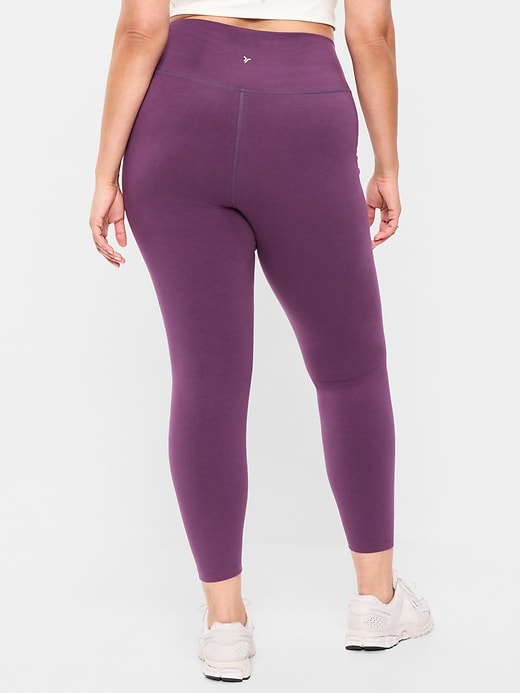 L'image numéro 8 présente Legging en coton à taille haute longueur 7/8 PowerChill