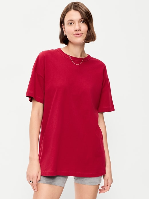Image number 1 showing, Oversized EveryWear Tunic T-Shirt