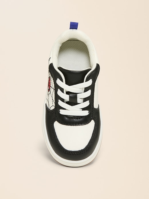 Image number 2 showing, Old Navy x Marvel Spider-Man Faux-Leather Sneakers for Toddler