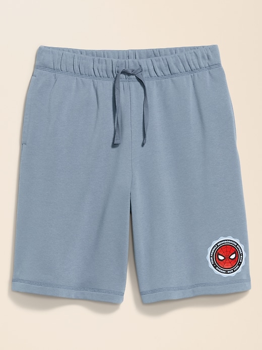 Image number 4 showing, Old Navy x Marvel Spider-Man Baggy Sweat Shorts -- 10-inch inseam for Men