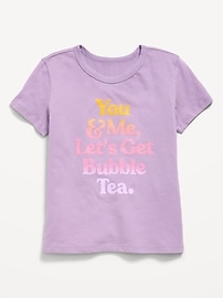 Image number 1 showing, Short-Sleeve Graphic T-Shirt for Girls