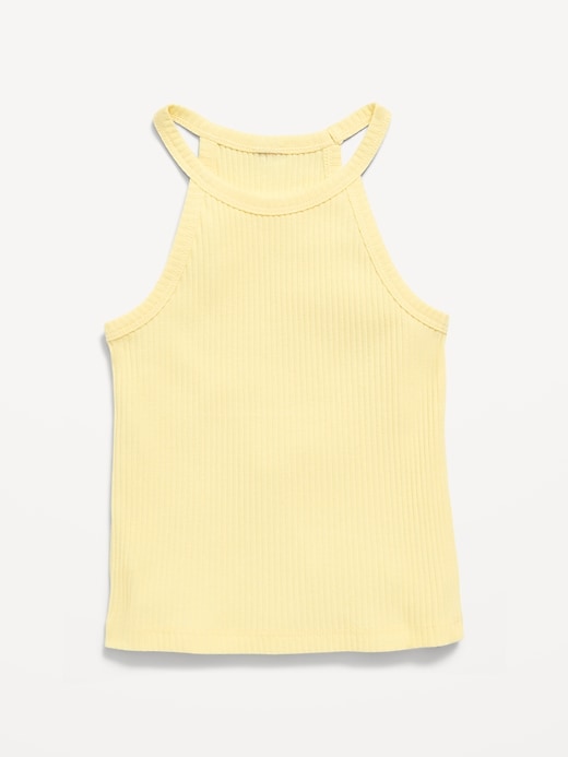 L'image numéro 1 présente Camisole bain de soleil ajustée côtelée pour toute-petite fille