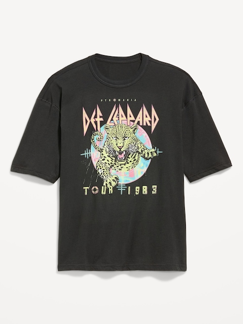 T-SHIRT COURT À IMPRIMÉ SOUS LICENCE DE LA CULTURE POP