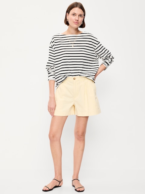 High-Waisted OGC Chino Shorts -- 6-inch inseam