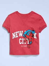 Image number 2 showing, Old Navy x Marvel Spider-Man Graphic Ringer T-Shirt for Toddler Boys