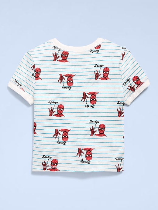 Image number 3 showing, Old Navy x Marvel Spider-Man Graphic Ringer T-Shirt for Toddler Boys