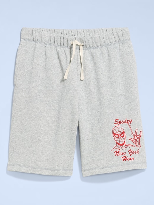 Image number 4 showing, Old Navy x Marvel Spider-Man Baggy Fleece Shorts for Men -- 10-inch inseam