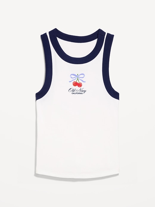 Image number 3 showing, Snug Ribbed Crop Tank Top