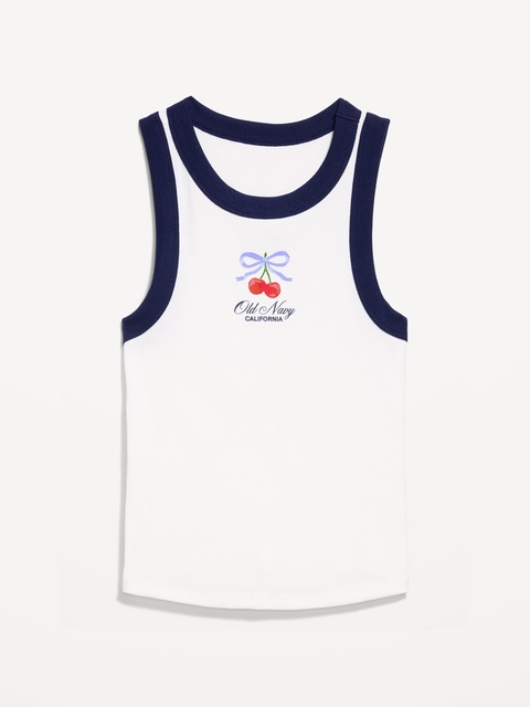 Snug Ribbed Crop Tank Top