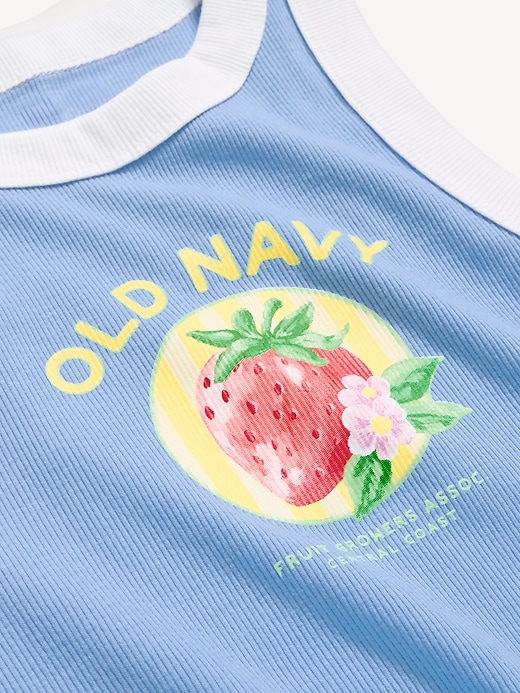 Image number 2 showing, Snug Ribbed Crop Tank Top