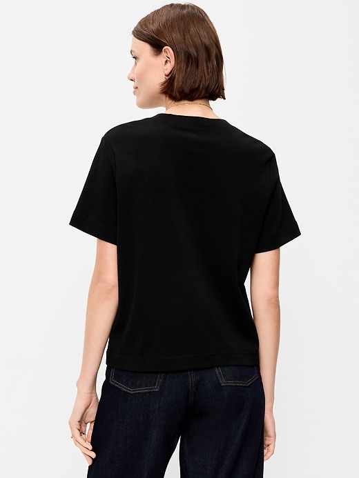 Image number 2 showing, Relaxed Heavyweight Crew-Neck T-Shirt