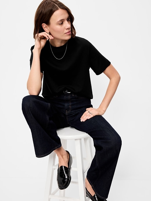 Image number 3 showing, Relaxed Heavyweight Crew-Neck T-Shirt