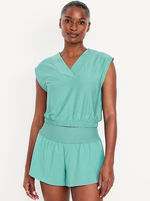 L'image numéro 1 présente Débardeur à col en V NuageSport