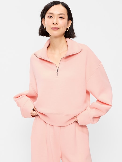Image number 1 showing, Bounce Fleece Half-Zip Pullover Sweatshirt