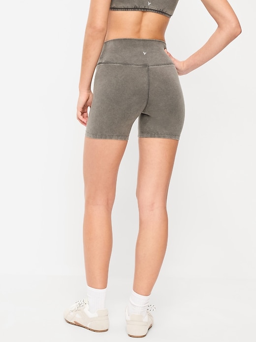 Image number 2 showing, High-Waisted PowerChill Biker Shorts -- 5-inch inseam