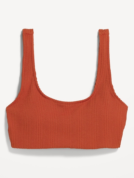 Image number 2 showing, Ribbed Scoop-Neck Swim Top