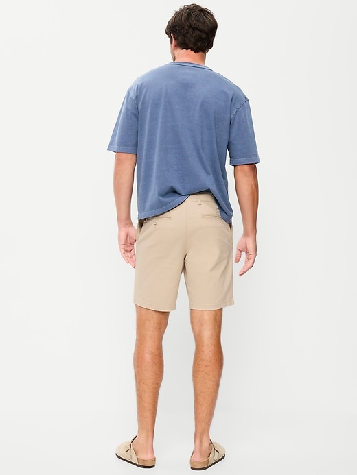 Image number 3 showing, Slim Built-In Flex Rotation Chino Shorts -- 8-inch inseam