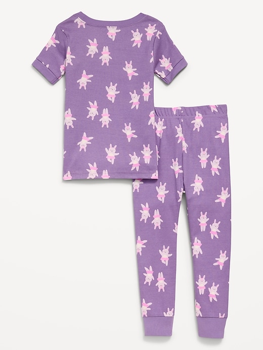 Image number 2 showing, Snug-Fit Printed Pajama Set for Toddler & Baby