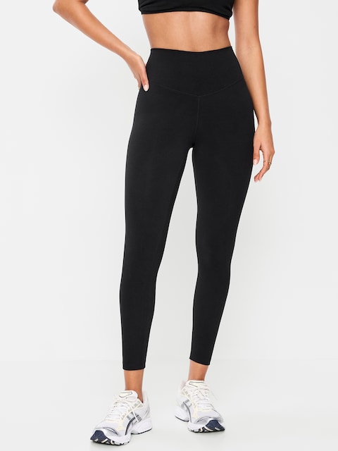 High-Waisted PowerChill 7/8 Cotton Leggings