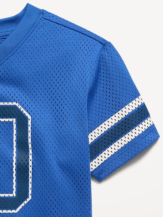 L'image numéro 3 présente T-shirt de football surdimensionné en maille à imprimé pour tout-petit