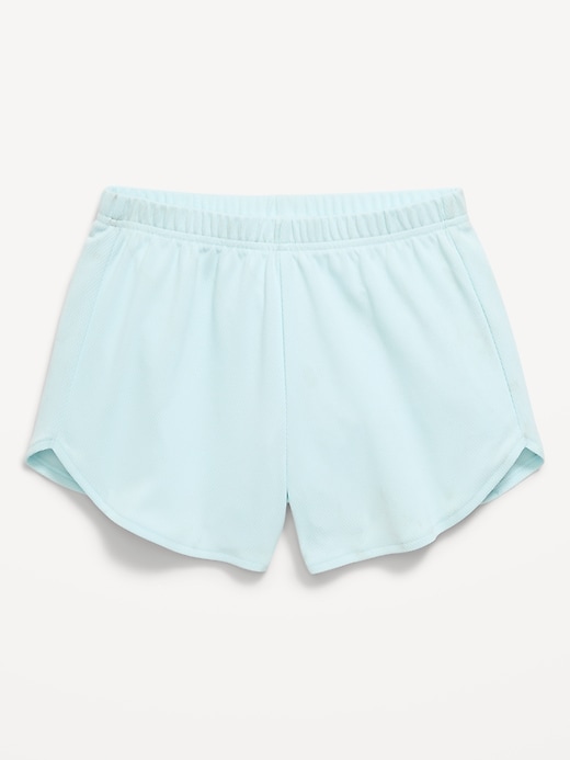 Image number 1 showing, High-Waisted Mesh Dolphin-Hem Shorts for Girls