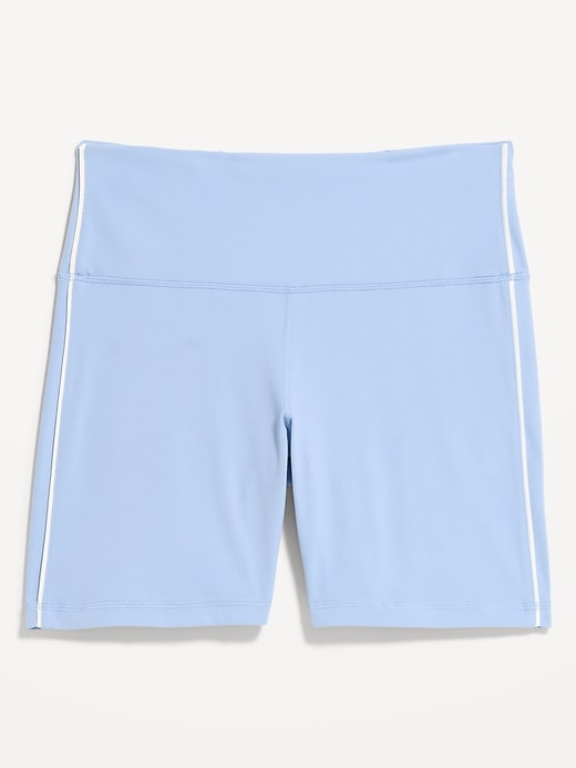 Image number 1 showing, High-Waisted StudioSmooth Biker Shorts -- 6-inch inseam