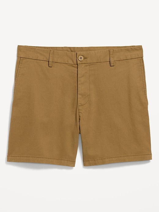 Image number 5 showing, Slim Built-In Flex Rotation Chino Shorts -- 5-inch inseam