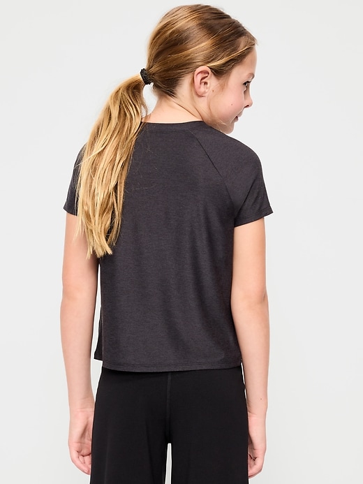 Image number 2 showing, CloudMotion Short-Sleeve T-Shirt for Girls