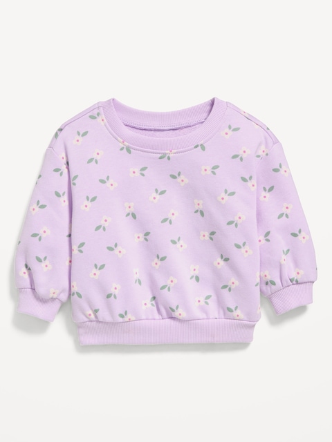 Printed Crew-Neck Sweatshirt for Baby