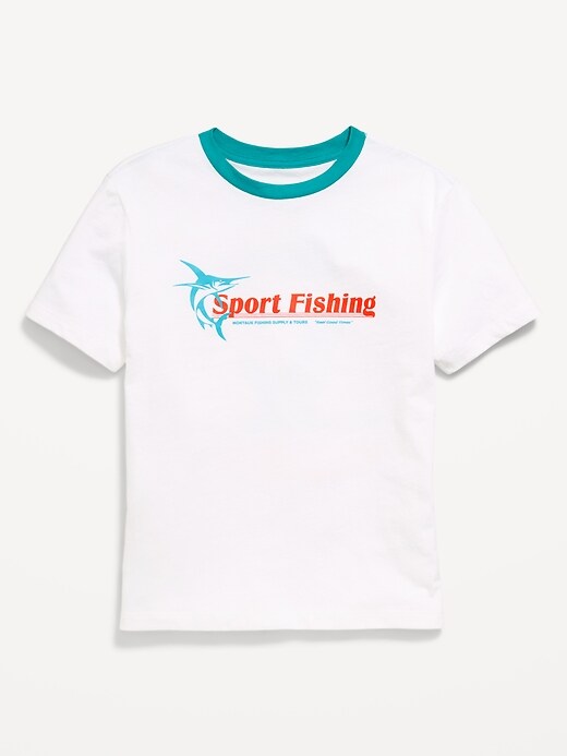 Image number 1 showing, Short-Sleeve Graphic T-Shirt for Boys