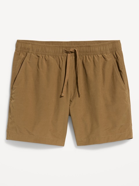 Solid Jogger Shorts -- 5-inch inseam