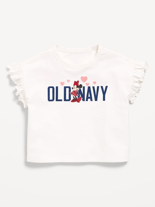 Image number 2 showing, Old Navy x Disney Minnie Mouse Ruffle-Sleeve T-Shirt for Toddler Girls