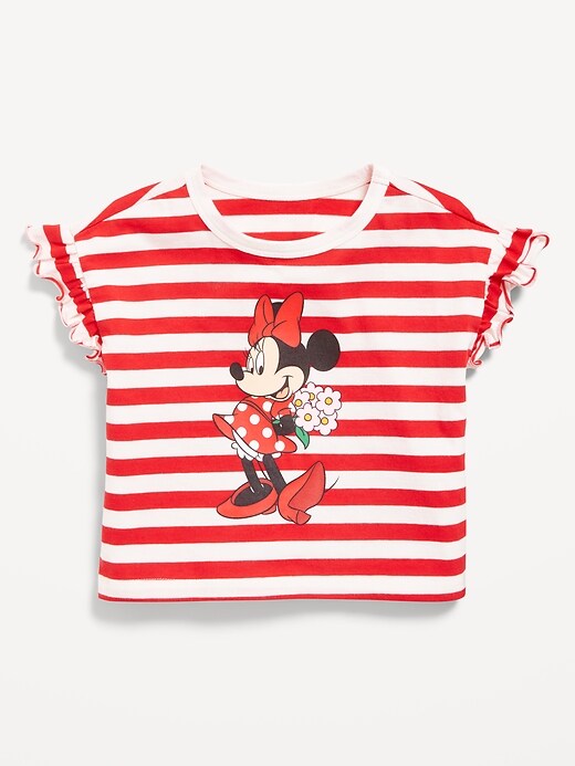 Image number 2 showing, Old Navy x Disney Minnie Mouse Ruffle-Sleeve T-Shirt for Toddler Girls