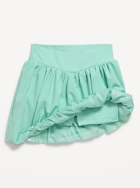 Image number 3 showing, High-Waisted PowerSoft Bubble Skort for Girls