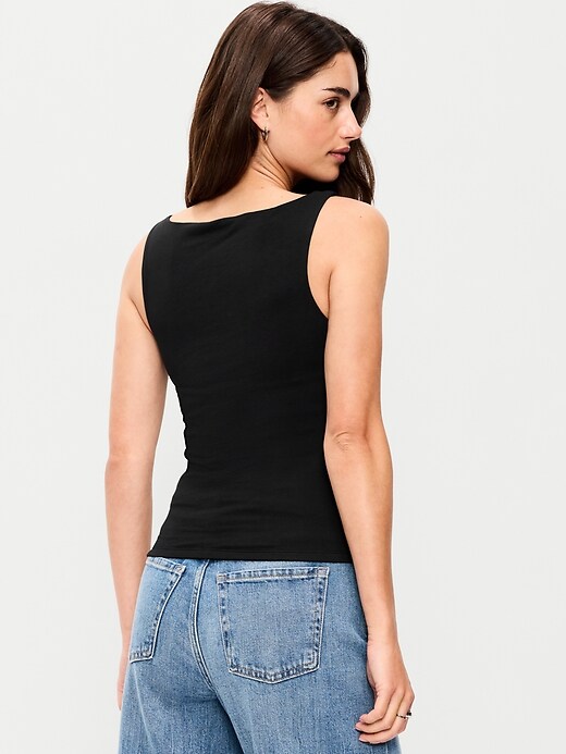 Image number 2 showing, Hug Double-Layer Boat-Neck Top