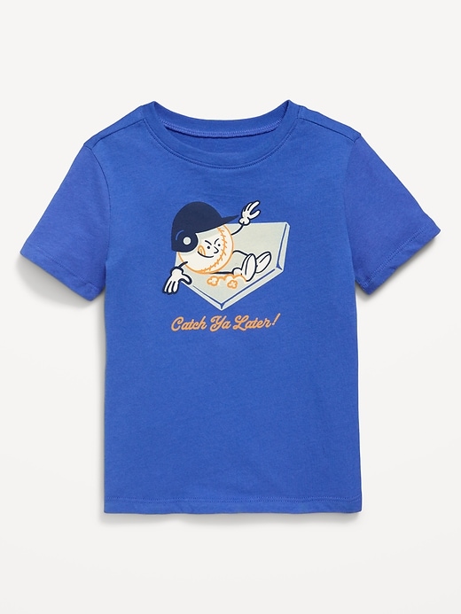 Image number 1 showing, Short-Sleeve Unisex Graphic T-Shirt for Toddler