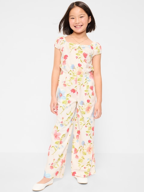 Short-Sleeve Jumpsuit for Girls
