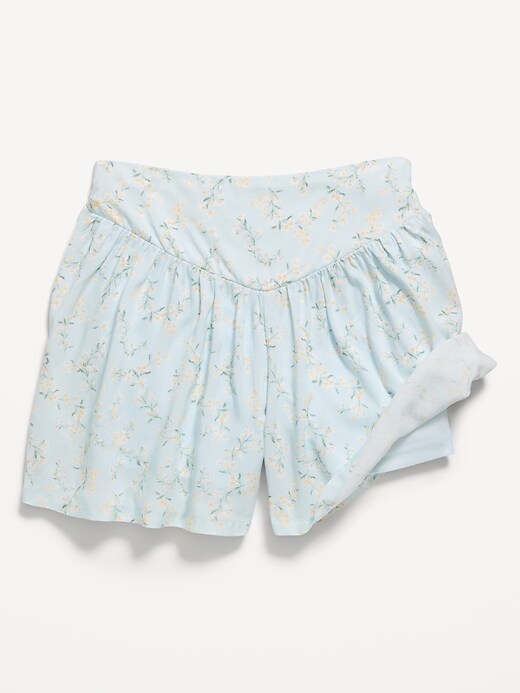 Image number 3 showing, Printed Pull-On Shorts for Girls