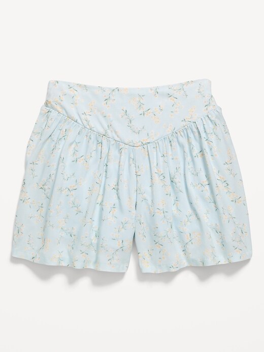 Image number 1 showing, Printed Pull-On Shorts for Girls