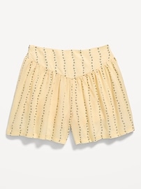 Image number 2 showing, Printed Pull-On Shorts for Girls