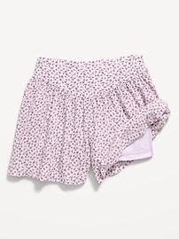 Image number 5 showing, Printed Pull-On Shorts for Girls
