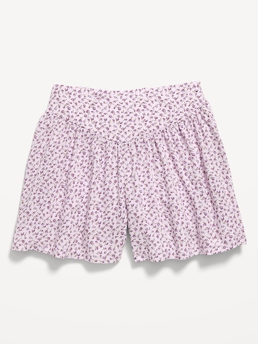 Image number 4 showing, Printed Pull-On Shorts for Girls