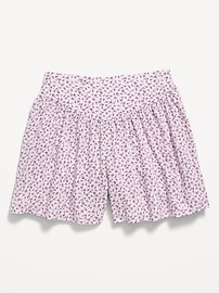 Image number 4 showing, Printed Pull-On Shorts for Girls
